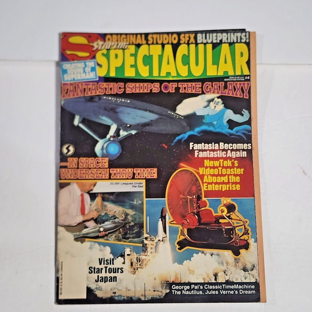 Starlog Spectacular 4 Fantastic Ships of the Galaxy March 1992 Magazine SFX